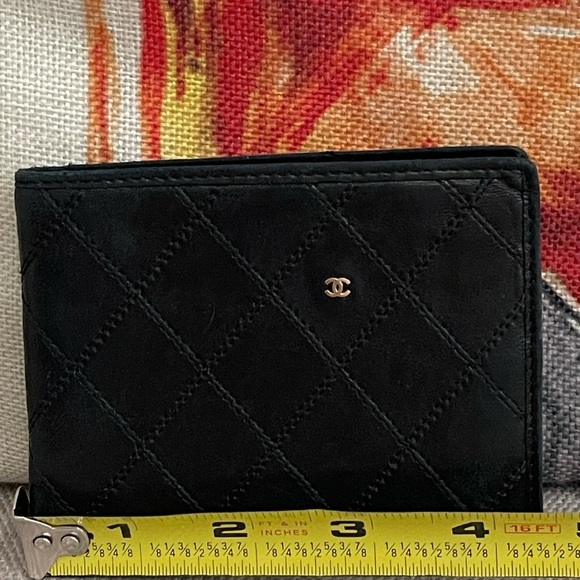 ⭐️COA⭐️CHANEL Diamond Stitch Bifold Wallet⭐️UNiSEX⭐️STUNNING⭐️💯AuThEnTiC - Picture 11 of 11